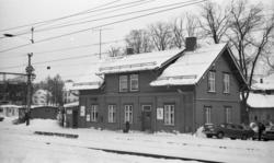 Stasjonsbygningen på Rakkestad stasjon