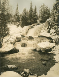 Lillehammer. Mesnaelva i nærheten av Svarga.(?)