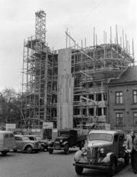 Sjømennenes Hus under bygging. Oktober 1952