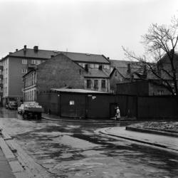 Sagene. Kvartalet - Hjørnet av Skiensgata, Mogata og Kristia