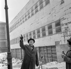 Ullevål sykehus. Arbeid i gang med Kirurgisk avdeling. Direk