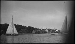 Seiletur med "Vilja". Høstregatta. Nils Sørensen, Holst, T. 