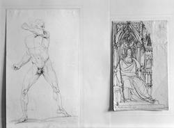 Tegninger av billedhugger Hans Michelsen