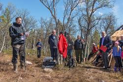 Åpning av Daniel Mortensons vinterboplass ved Kjerran på Val