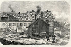 Gamle Huse i Piperviken [papirkunst]