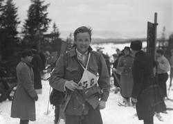 Militært langrenn med skyting. Nr. 56 Soldat Sverre Søhus