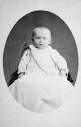 baby ca 1890. Samlingen har tillhørt Gert Faye-Gunnerud hvis