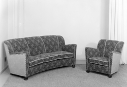 Salong. Sofa og lenestol.