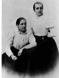 Portrett av to kvinner