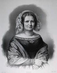 Portrett av Juliane Wilhelmine von Benzon [Litografi]