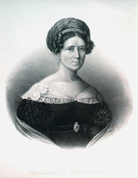 Portrett av Karen Christiane Andrea Anker [Litografi]