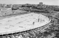 Valle- Hovin: Den kunstfrosne bane. Oktober 1965