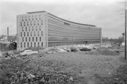 Vassdragsvesetets nybygg på Majorstuen. Mai 1964