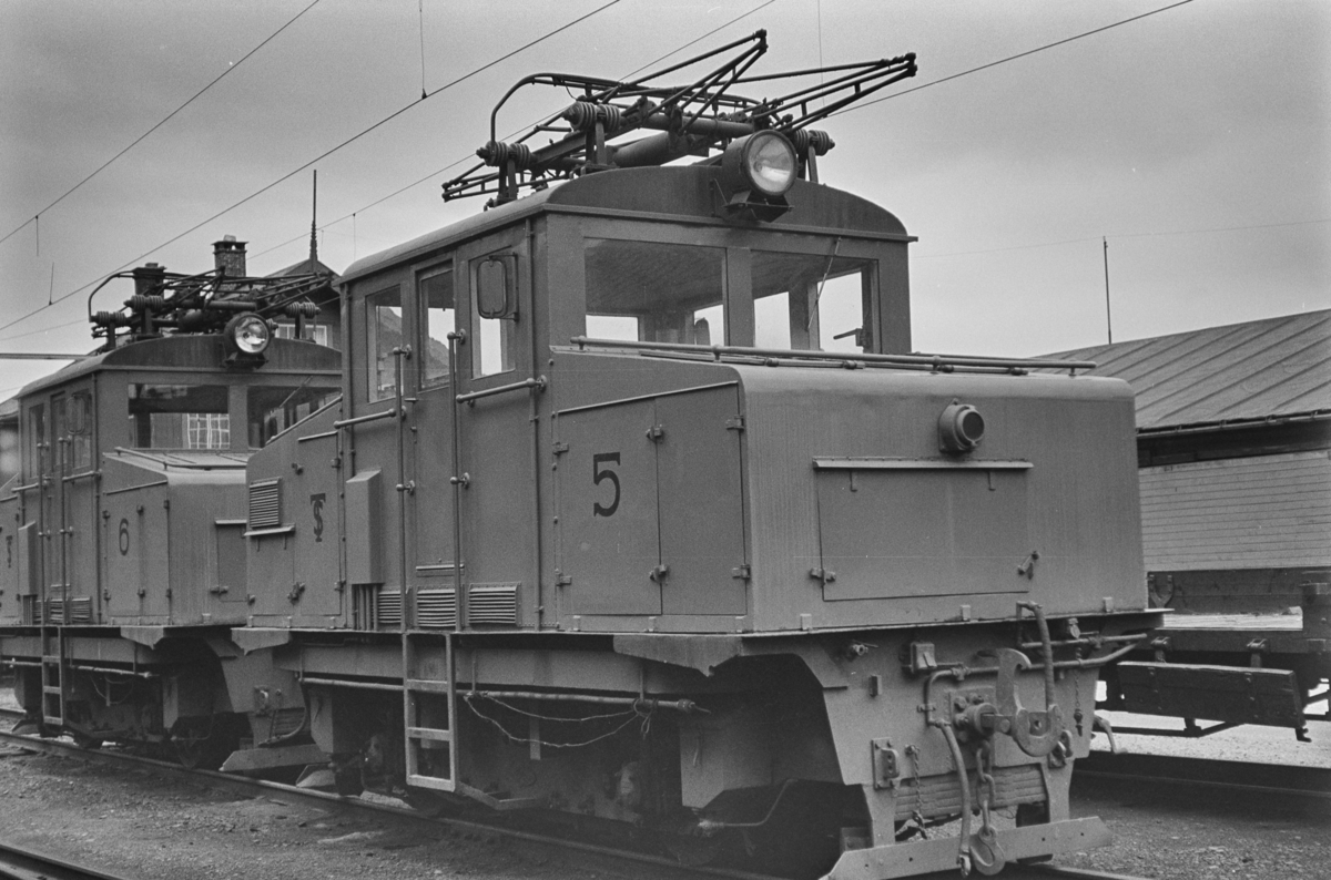 Thamshavnbanens lokomotiv nr. 5 og 6.