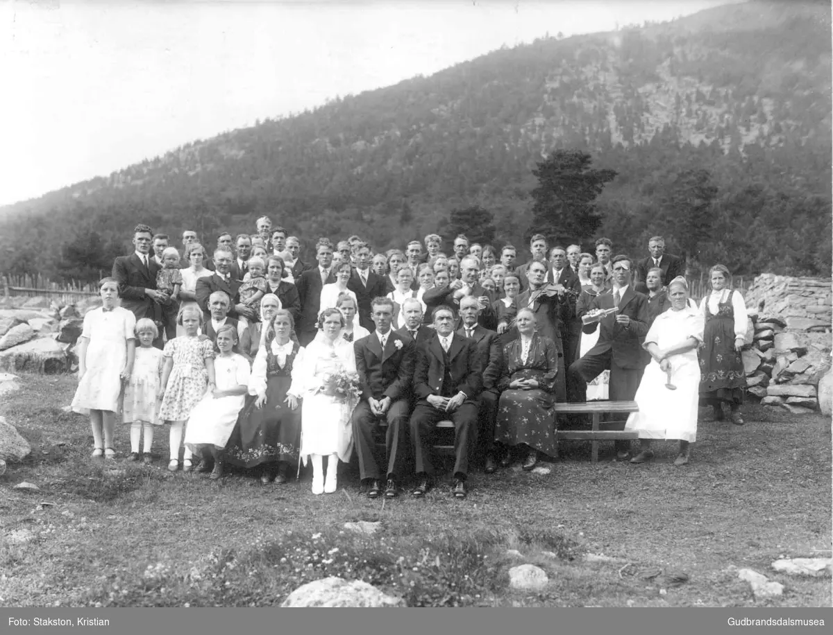 Bryllaupet til Einar Dalum og Marit Dalum (f. Hånsnartredet 1912)