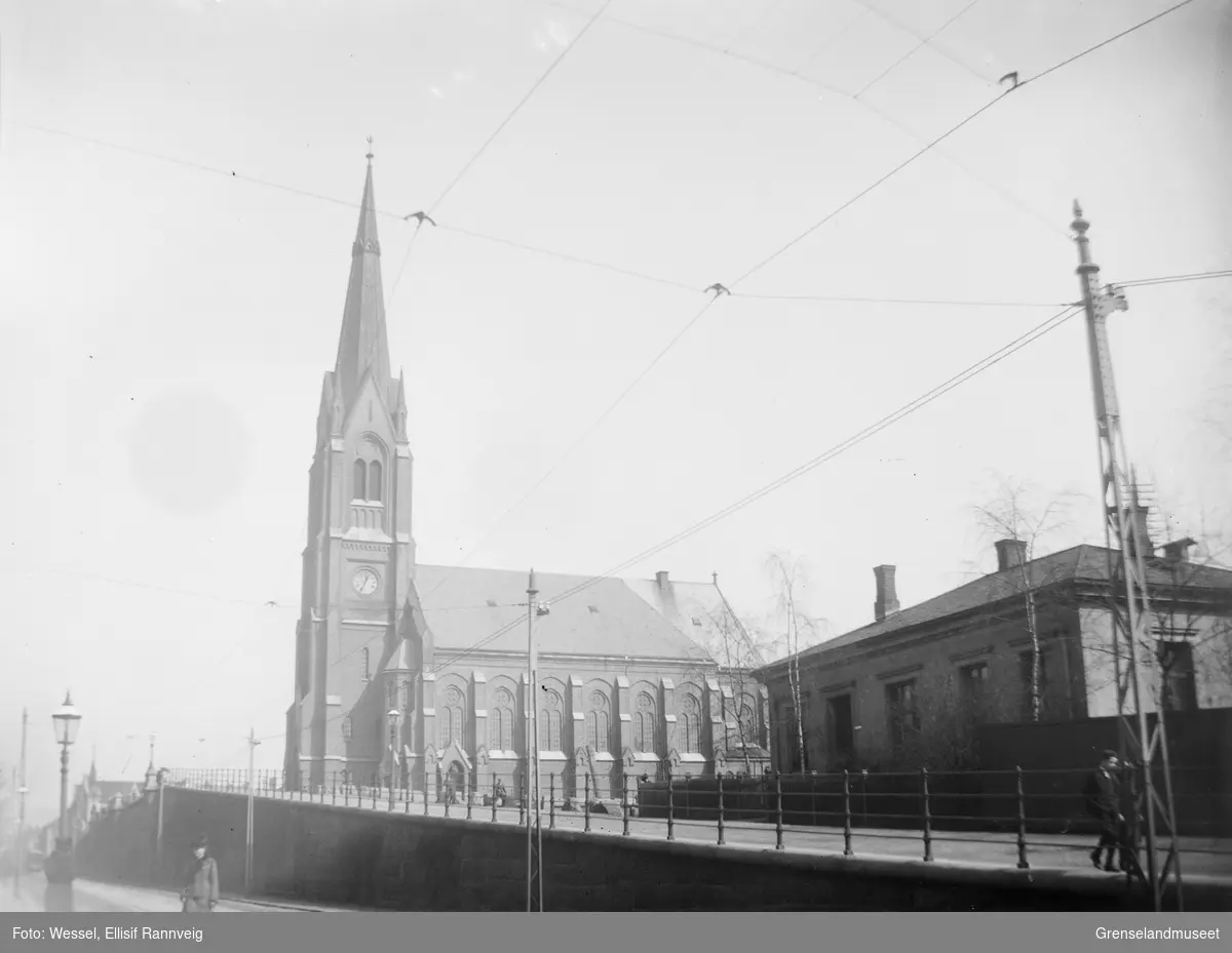 Uranienborg kirke, Oslo ca 1900.