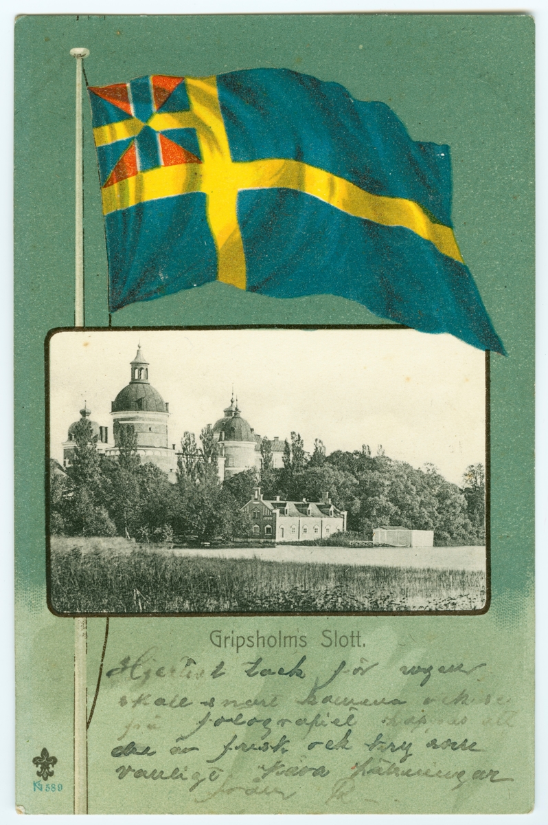 Brevkort, Gripsholms slott