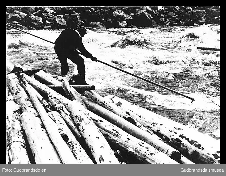 Tømmerfløting i Tromsa, Ringebu