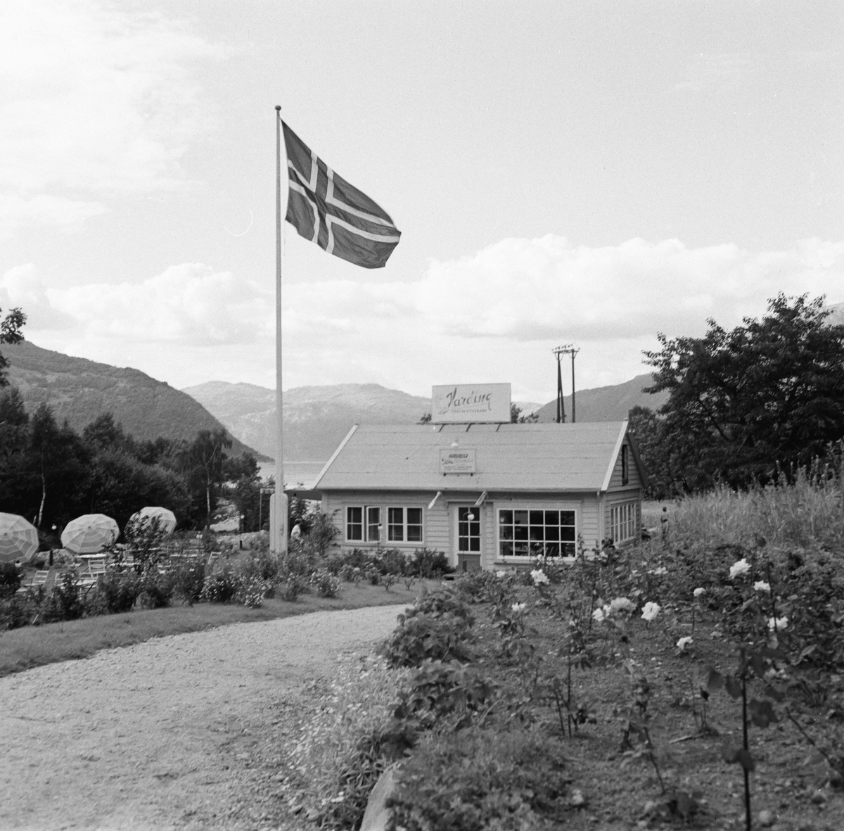 Harding hagekafé og camping i Kinsarvik.