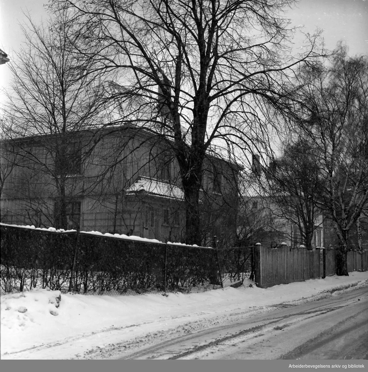 Fridtjof Nansens vei 24. Desember 1966
