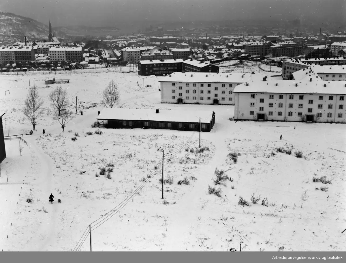 Etterstad. Friarealer som ligger brakk på Etterstad..November 1954