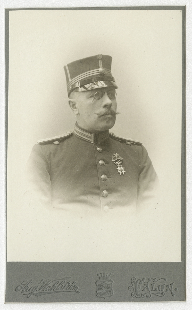 Porträtt av Georg Palmgren, kapten vid Dalregementet I 13.