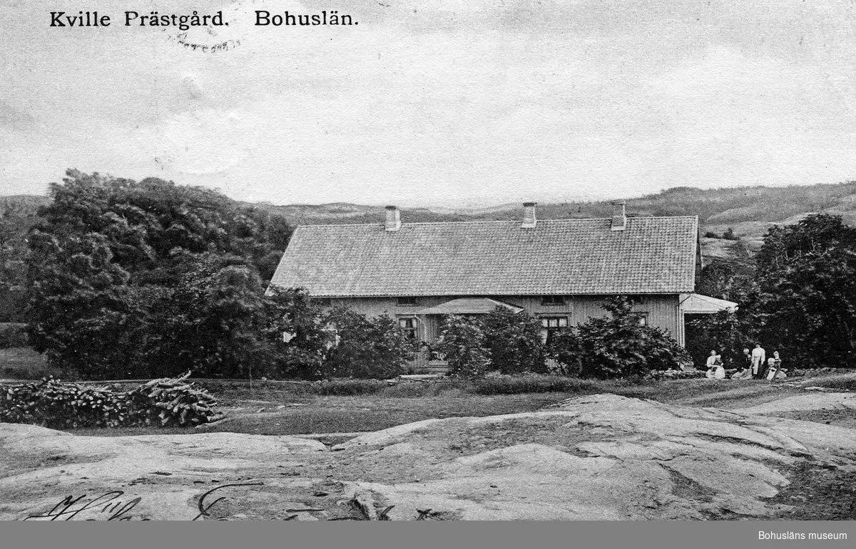 Text till bilden: "Kville prästgård, Bohuslän".