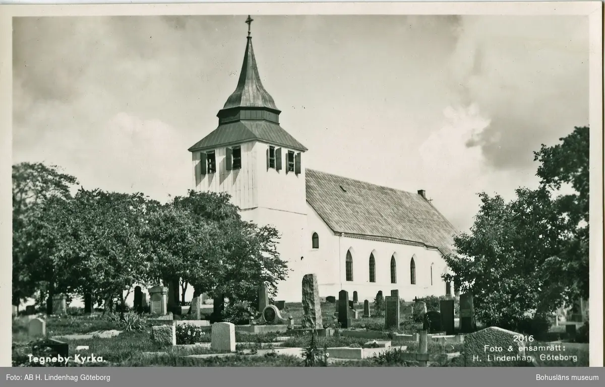 Text till bilden: "Tegneby kyrka".