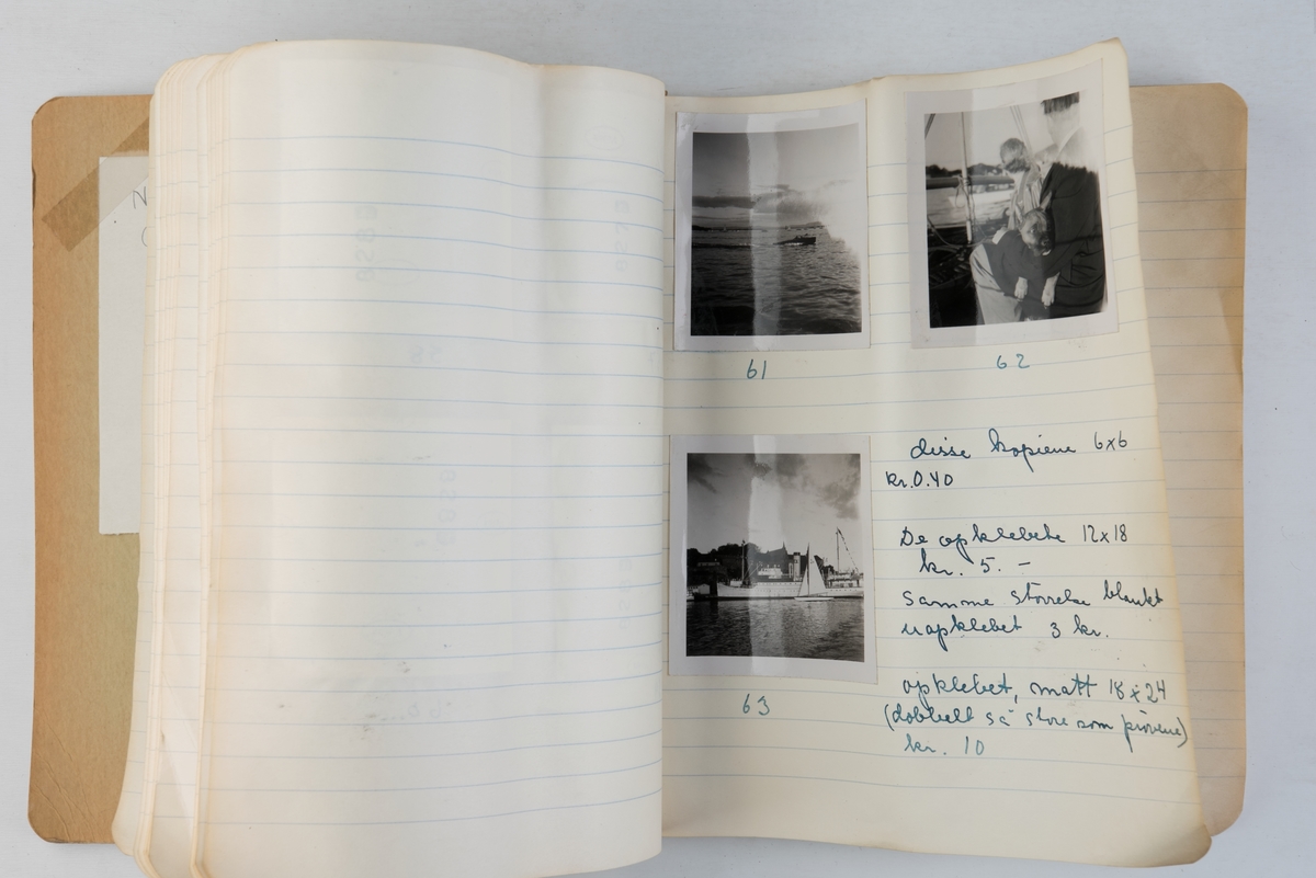 Album med 63 fotografier fra Båtsportens dag og Oslo seilforenings vårregatta.