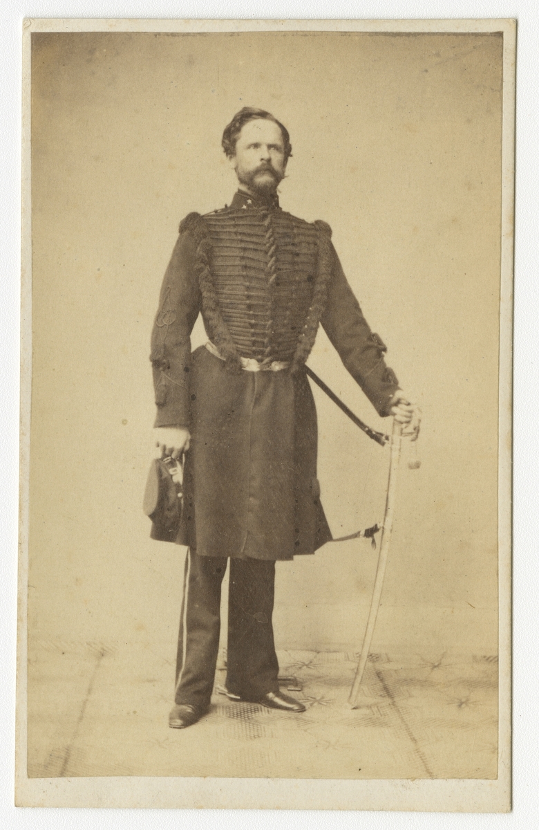 Porträtt av Salomon Gottskalk von Geijer, ryttmästare vid Skånska dragonregementet K 6.
