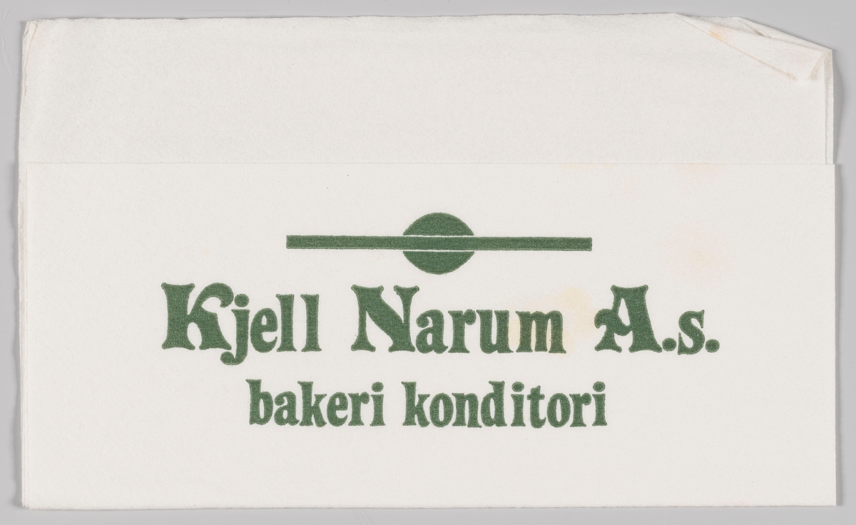 En reklametekst for Kjell Narum AS bakeri og konditori på Hønefoss.

Baker Narum startet sin historie 13. april 1899, da Gustav Hansen Narum, tok sitt svennebrev i bakerfaget.  Firmaet holder i dag til i Hønefoss.