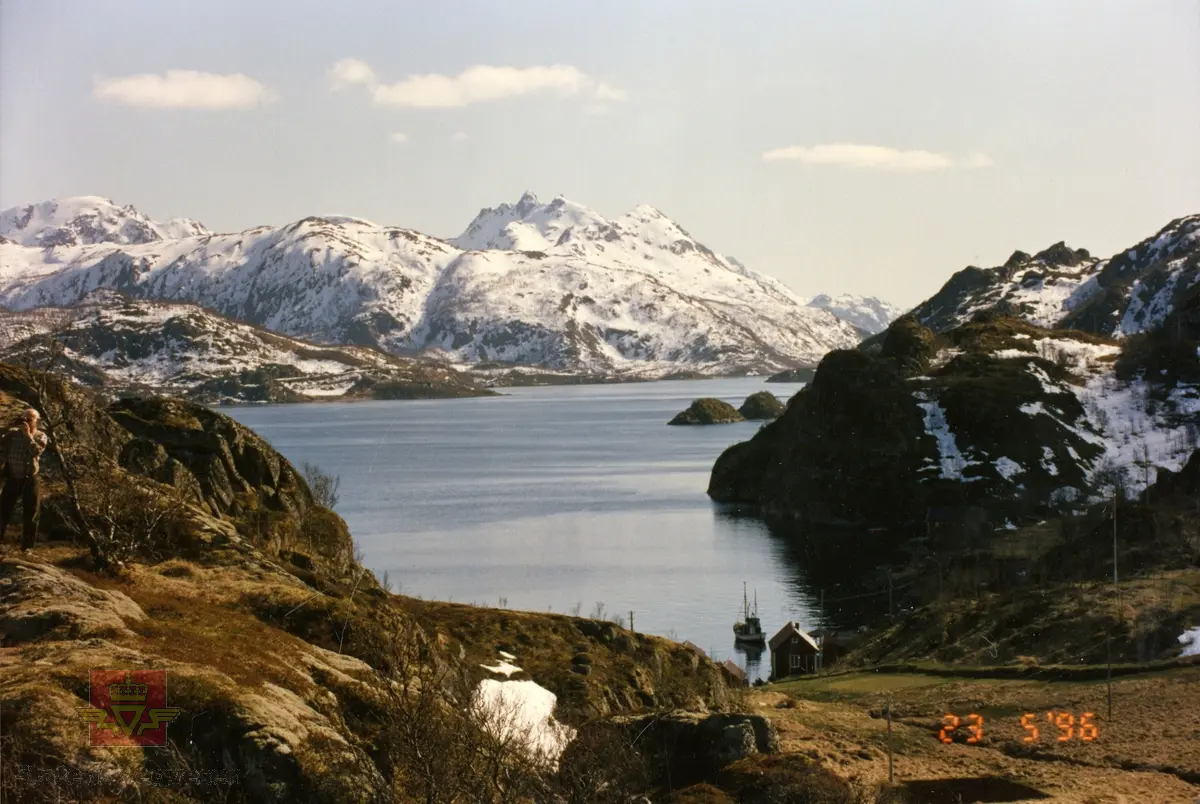 Utsiktspunkt ved Å i Lofoten. En svært vakker plass ved det som i 1996 var vegs ende på Lofast.