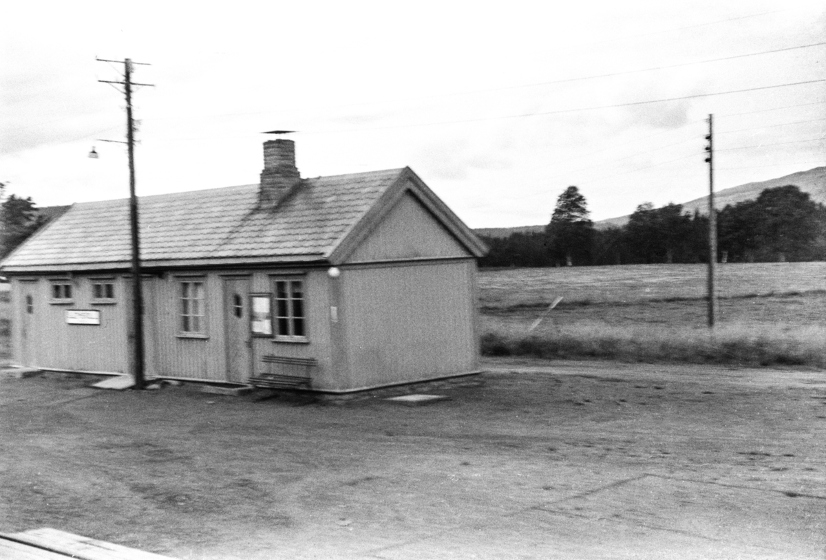 Sjemsvoll stasjon på Namsosbanen.