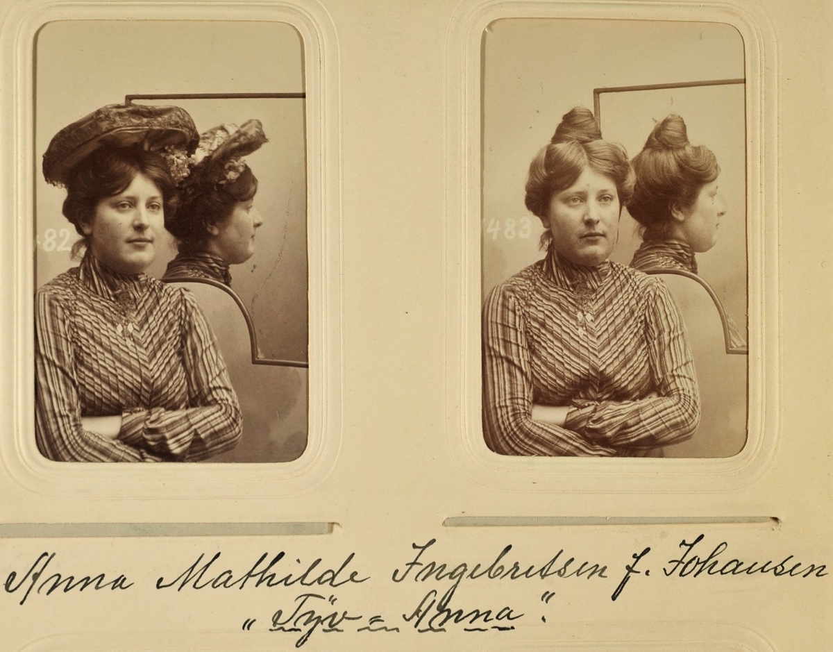 Anna Mathilde Ingebretsen - Justismuseet / DigitaltMuseum