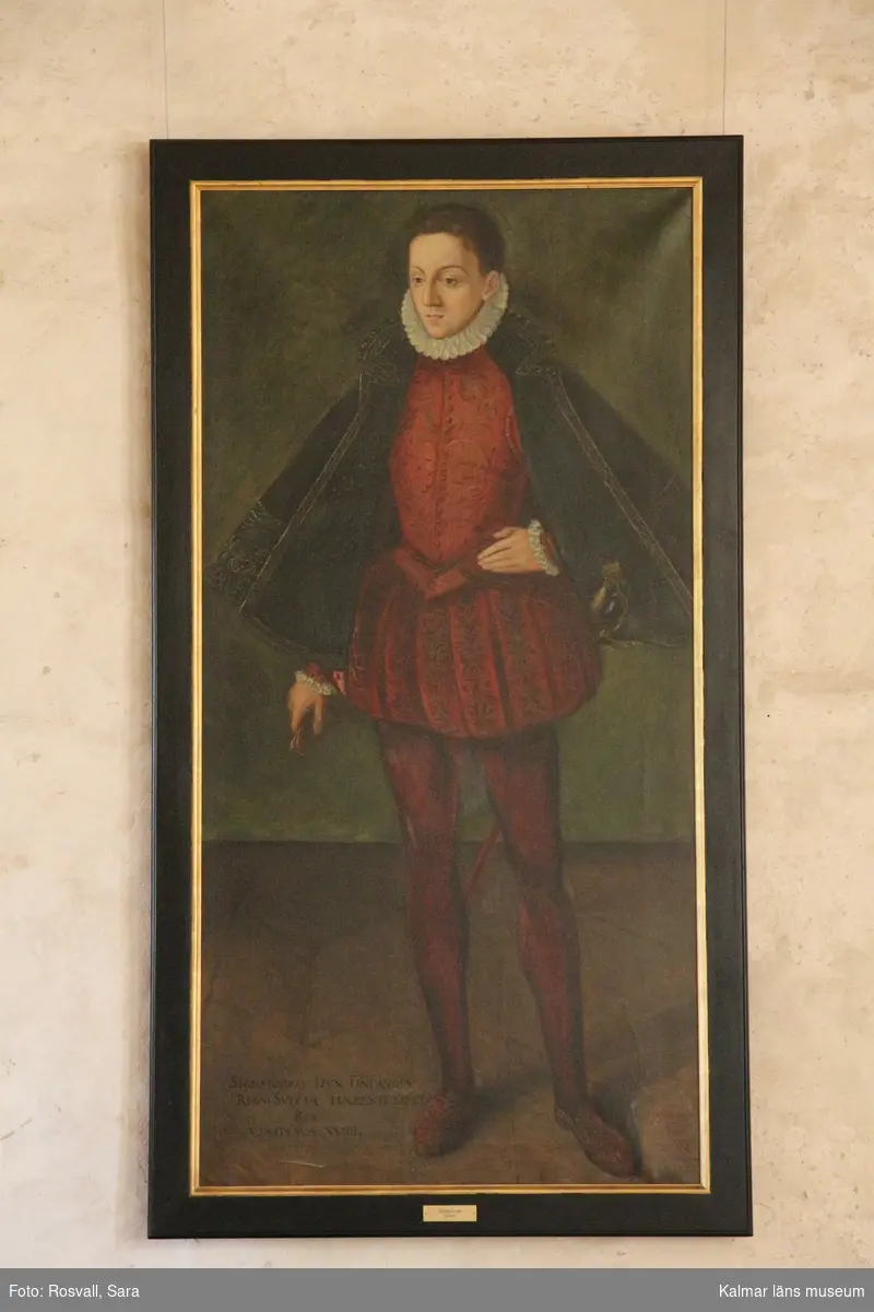 Porträtt av Sigismund i helfigur.
