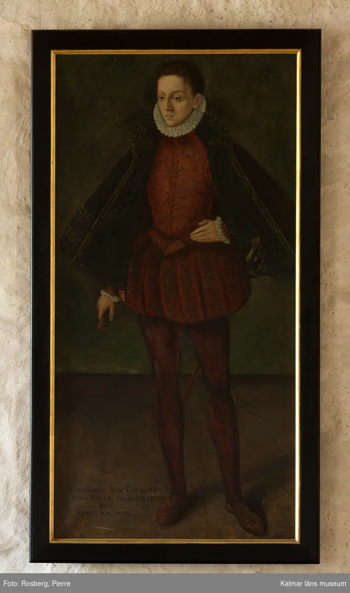 Porträtt av Sigismund i helfigur.