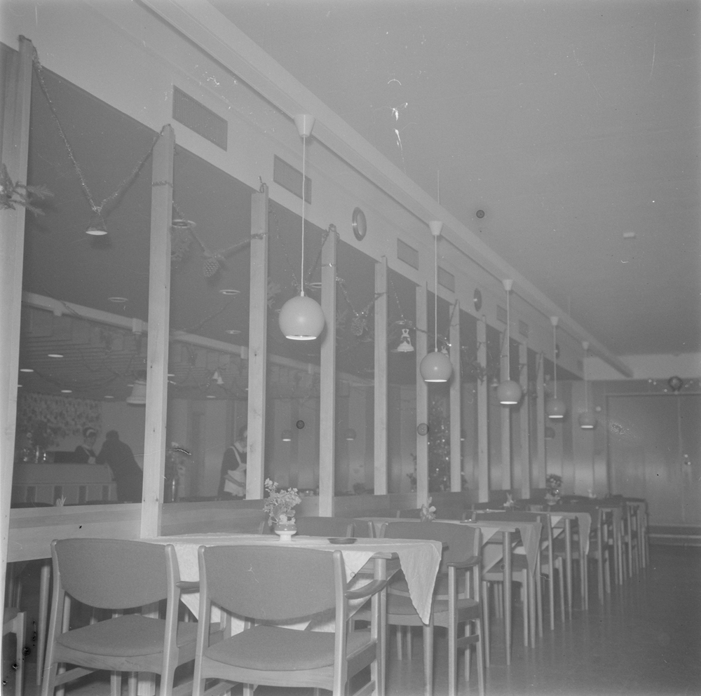 Interiør, Hjørnet Kafeteria, Mosjøen.