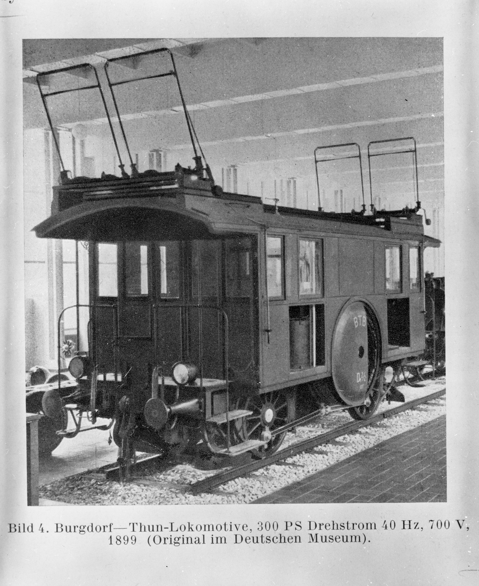 Lok från Burgdorf - Thun - Balin byggt 1899