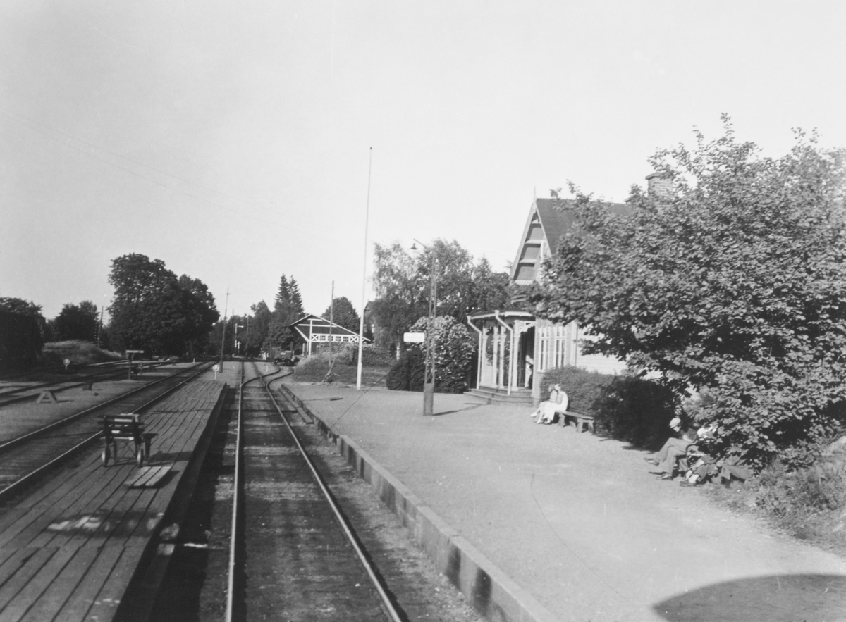 Stålboga järnvägsstation. - Järnvägsmuseet / DigitaltMuseum