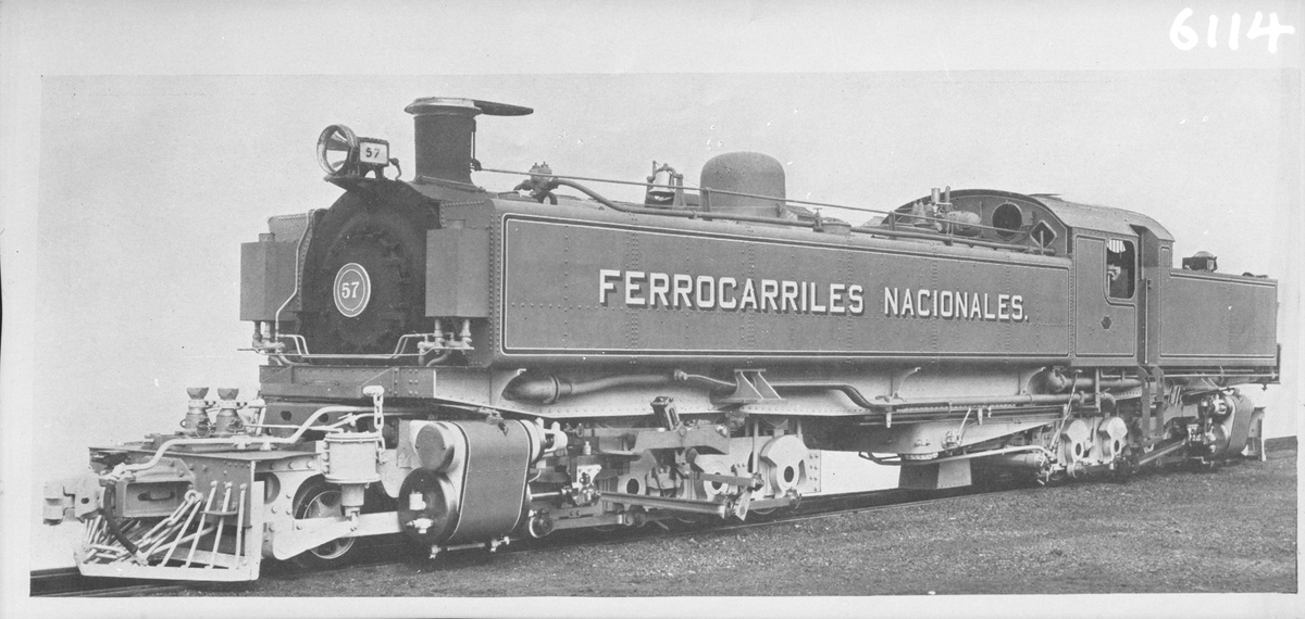 Colombianska Statsbanorna, Ferrocarriles Nacionales de Colombia FNC lok 57.