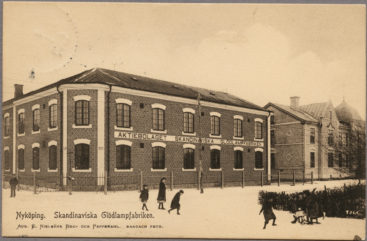 Skandinaviska Glödlampsfabriken i Nyköping.