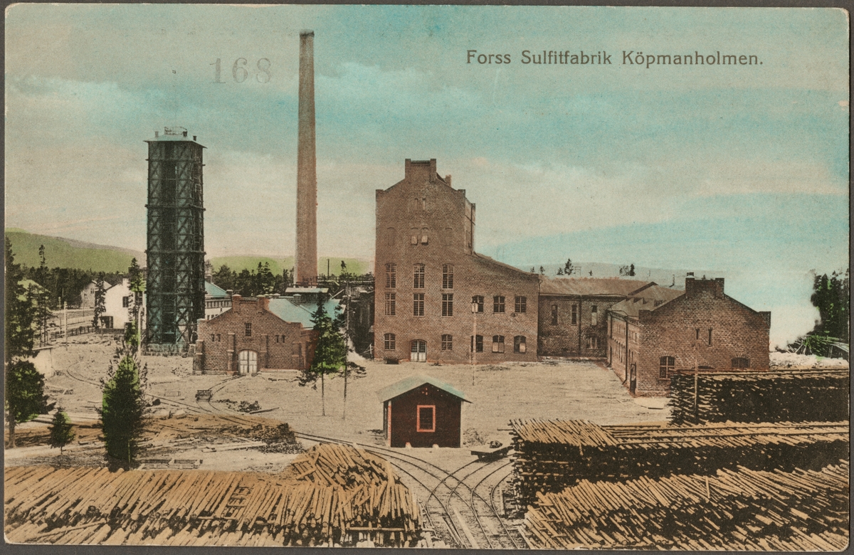 Forss sulfitfabrik i Köpmanholmen.