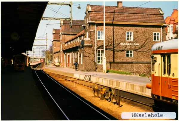 Statens Järnvägar, SJ Y6 766, Stationshus I Sten, Byggt 1863, Tillbyggt ...