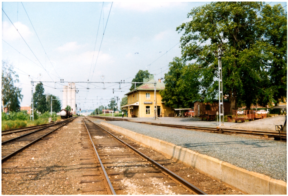 Hedemora station omkring år 1972.