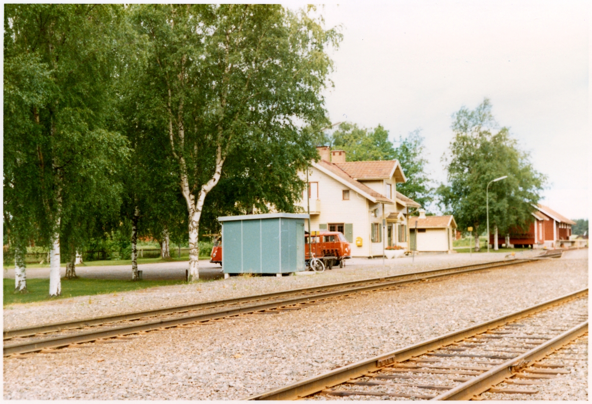 Gagnef station omkring år 1972.