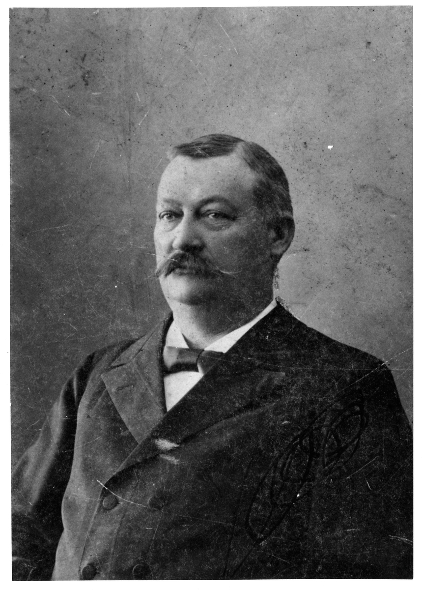 Nils A. Thorsson, stationsföreståndare vid Tomelilla station under perioden 1893 - 1912.