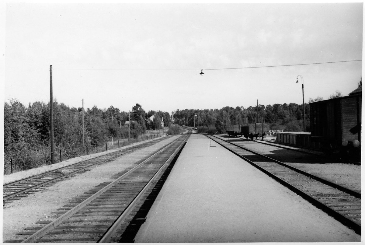 Sandarne station riktning Söderhamn.