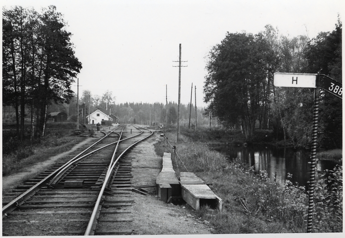 Åryd station på linjen mellan Emmaboda och Alvesta.