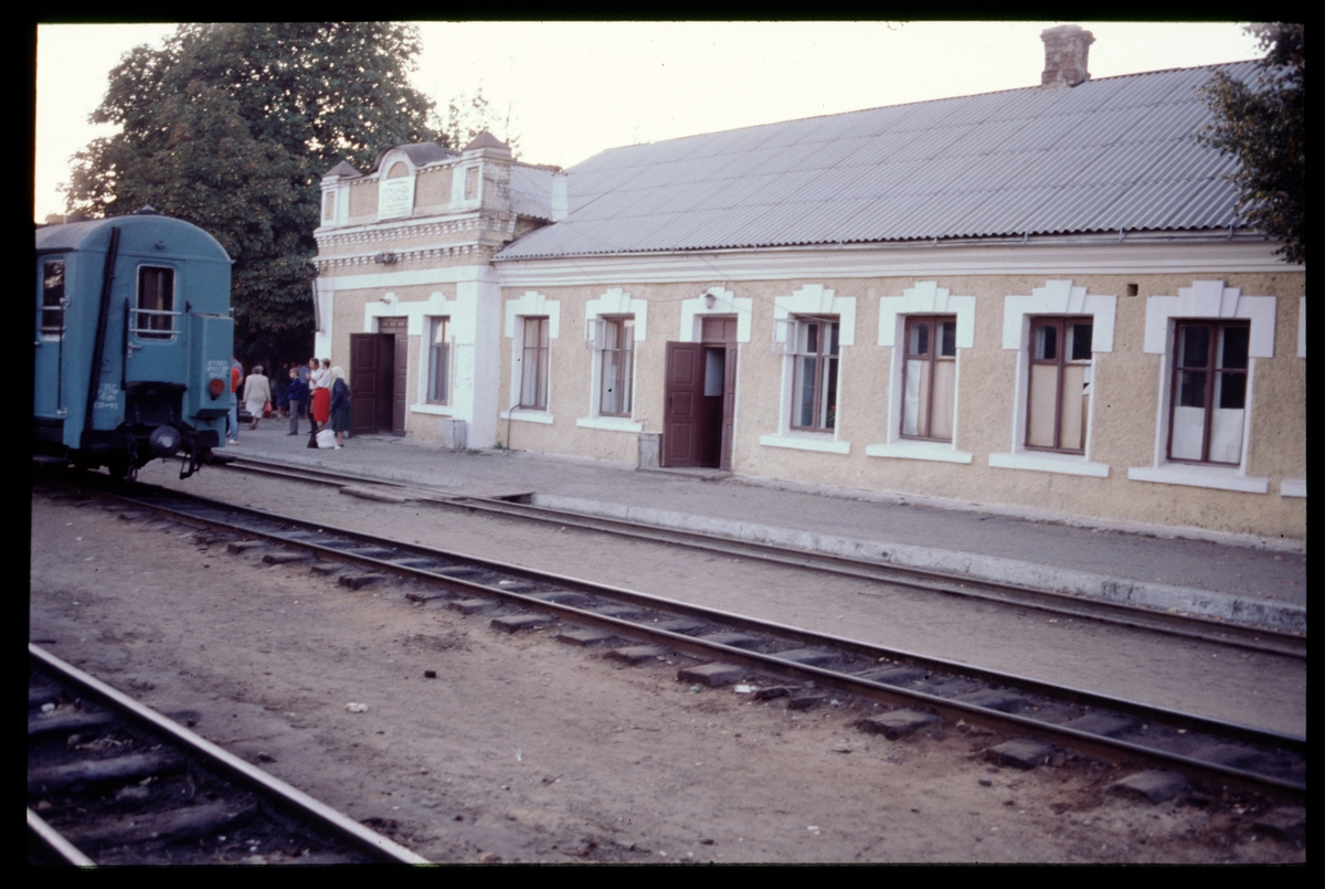 Järnvägsstation Bershad.