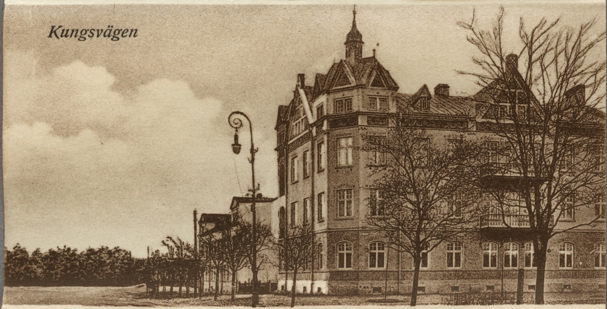 Byggnad på Kungsvägen i Eskilstuna.